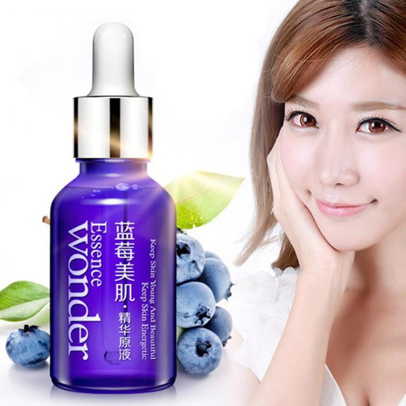 Skincare Bioaqua - バイオアワ-ブルーベリーフェイシャルリフティングセラム,スキンケア,アンチエイジング,アンチリンクル,有機美容製品