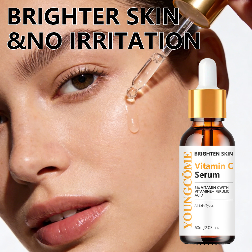 Ferulic Acid Serum - ビタミンC、ビタミンE、フェルラ酸配合の美容液。すべての肌タイプに適した、肌を明るくする美容液。毎日のスキンケアに最適なフェイスセラム。