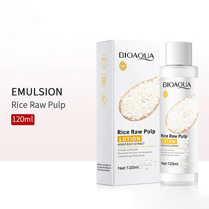 Skincare Bioaqua - BIOAQUA ホワイトライス フェイスローション 美白保湿アンチエイジング フェイシャルセラム エッセンス