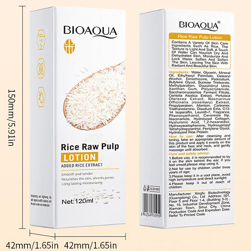 Skincare Bioaqua - 新しいBIOAQUAホワイトライスフェイスローション、美白保湿、アンチエイジング、美容液、スキンケア