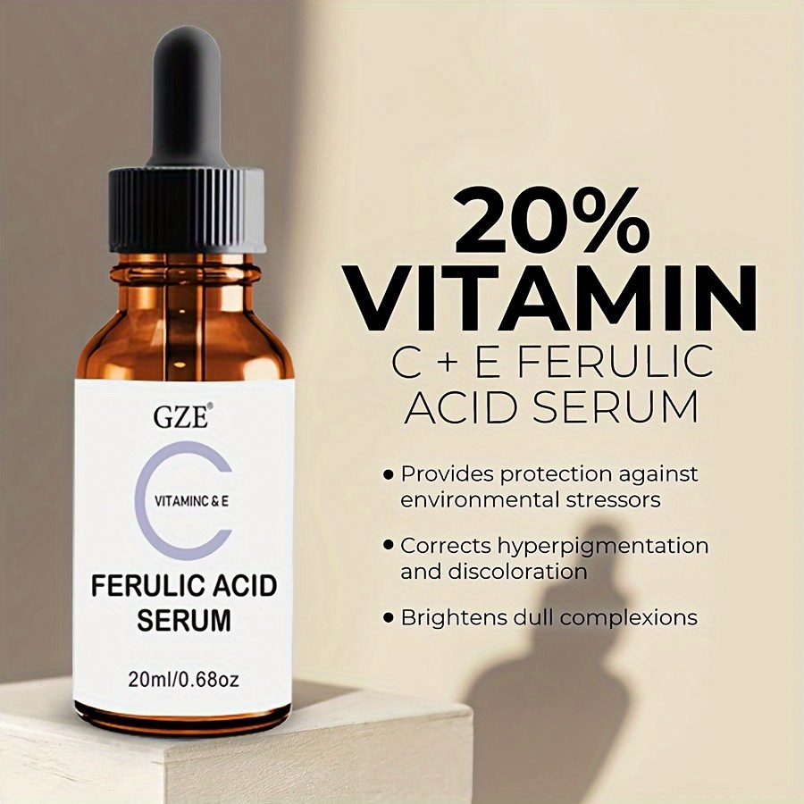 ビタミンCとビタミンを備えたエフェクトフェイシャルセラム,ミ - Ferulic Acid Serum のレビューと価格