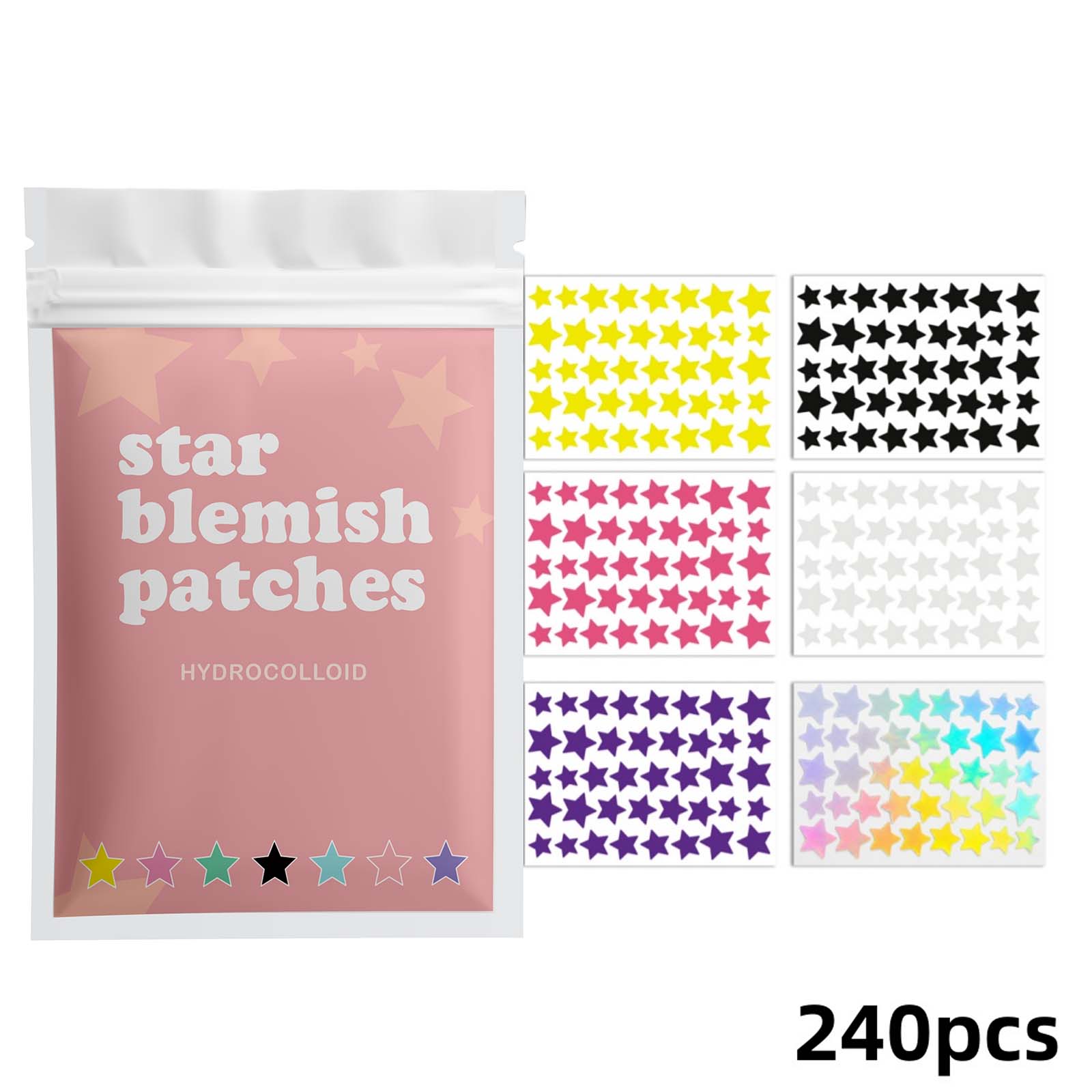 240/480枚入り かわいい星型ニキビパッチ ハイドロコロ - Tea Tree Spot Treatment のレビューと価格