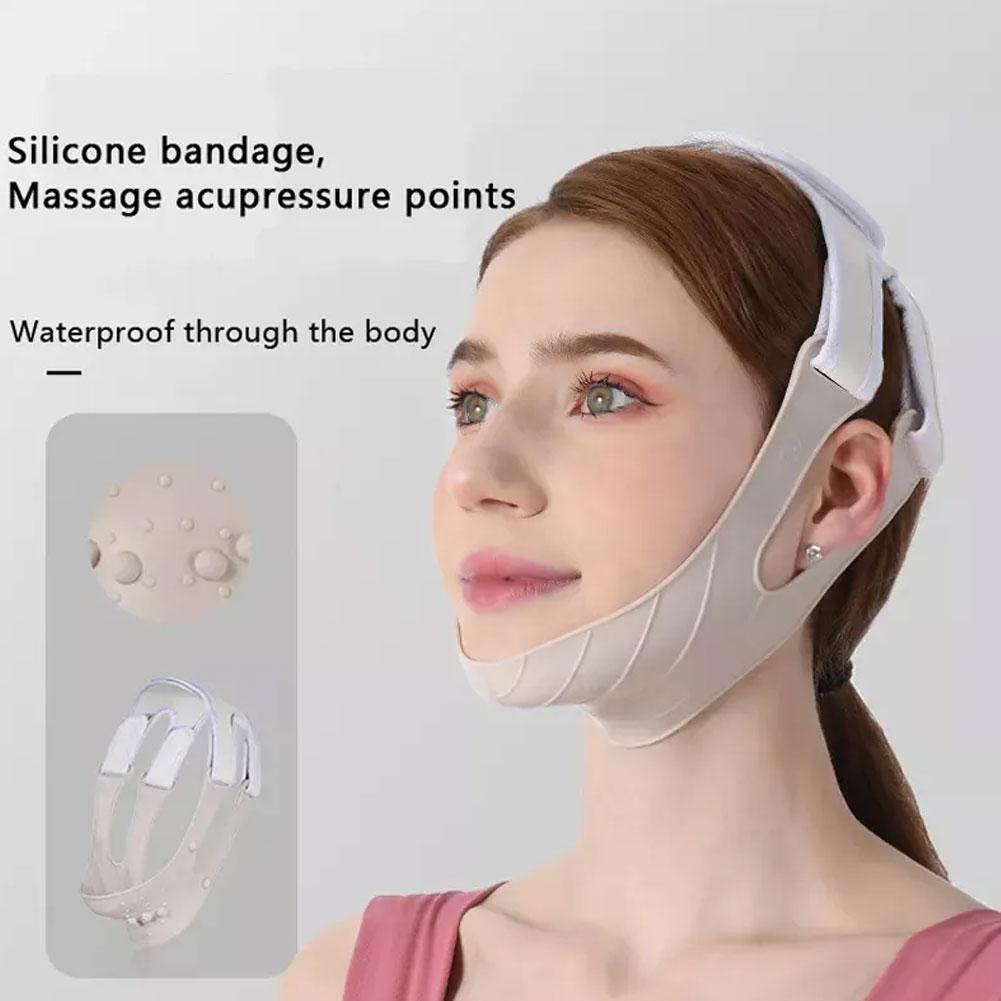 再利用可能なフェイススリミングバンテージVラインフェイスシェ - Skincare Scora のレビューと価格