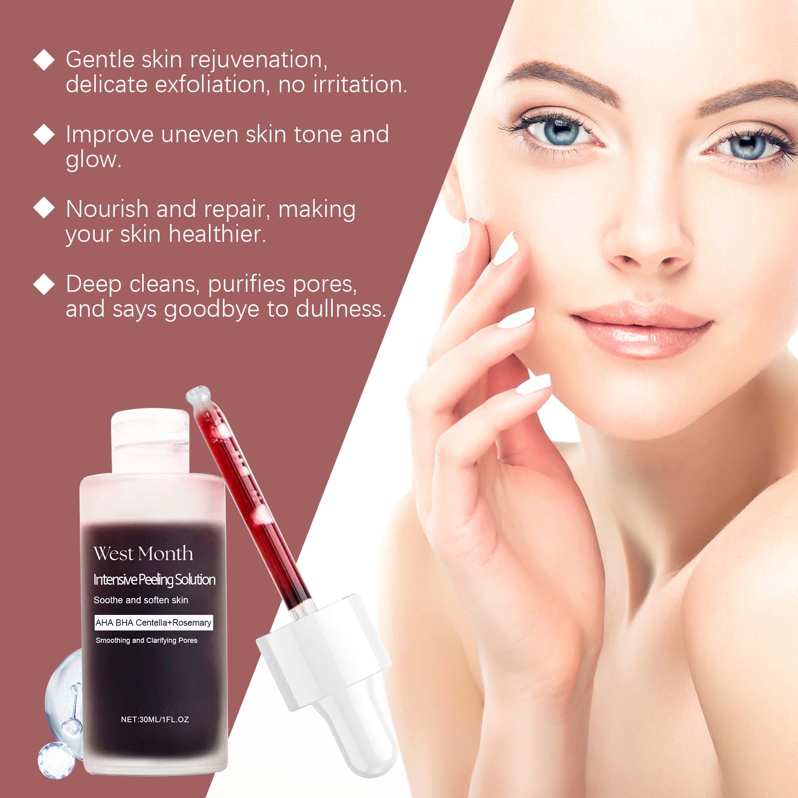 ピーリングフェイスセラム ニキビ対策 美白 角質除去 毛穴縮 - Ferulic Acid Serum のレビューと価格