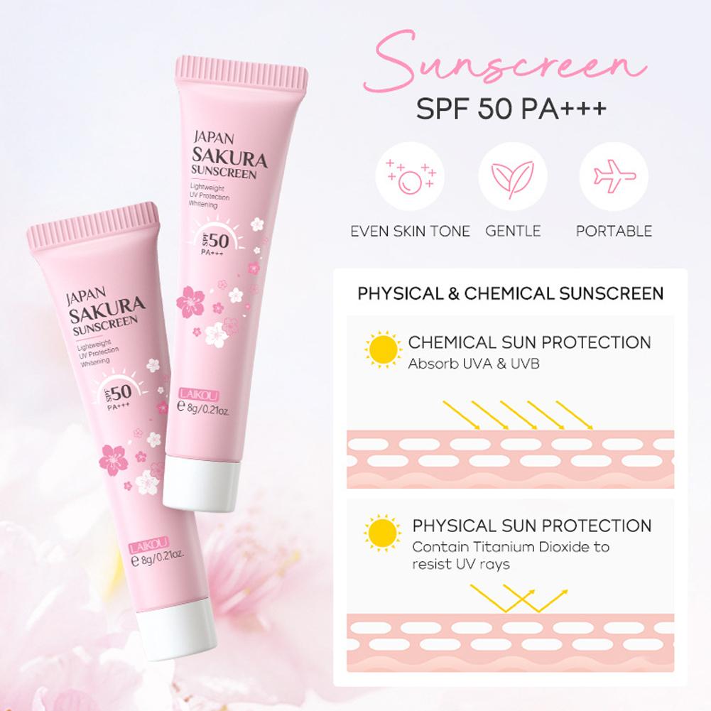 さくらスキンケアセット洗顔料、美容液、トナー、日焼け止め、フ - Skincare Scora のレビューと価格