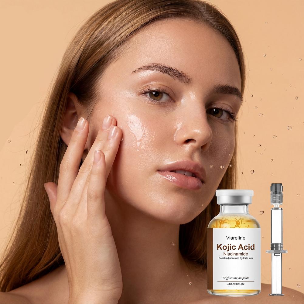 コウジ酸ナイアシンアミド配合フェイシャルアンプルエッセンス、 - Ferulic Acid Serum のレビューと価格